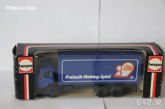 HERPA H0 1/87 MERCEDES BENZ КАМИОН ИГРАЧКА МОДЕЛ ВЛЕКАЧ