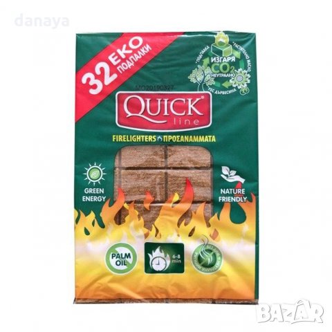 1533 Еко подпалки за барбекю 32 броя разпалки, снимка 3 - Палатки - 29232586