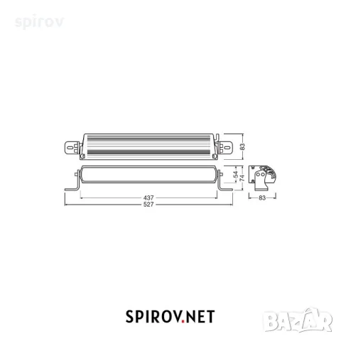 LED бар OSRAM LEDriving FX500-CB SM GEN2 12/24V 3750lm 6000K, снимка 2 - Части - 55701876