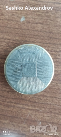 Винтидж пудриера Richard Hudnut "Marvelous" - USA , 1930-те, снимка 3 - Други ценни предмети - 52879304