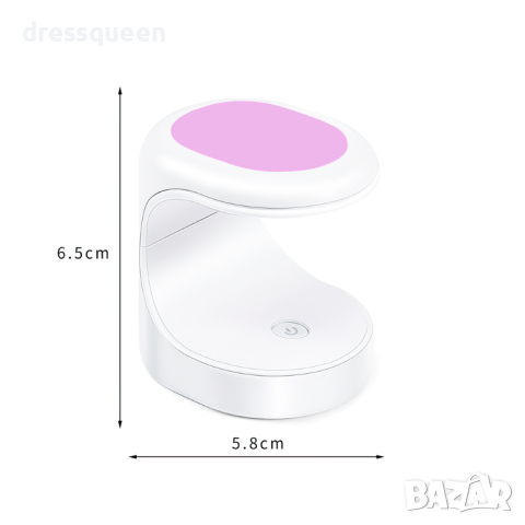 4108 Мини лед лампа за маникюр 16W UV LED, снимка 9 - Продукти за маникюр - 44803073