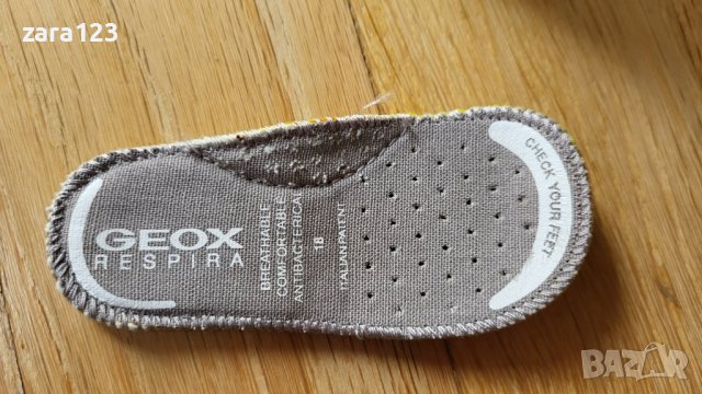 Кожени обувки Geox, 18ти номер, снимка 2 - Бебешки обувки - 38293586