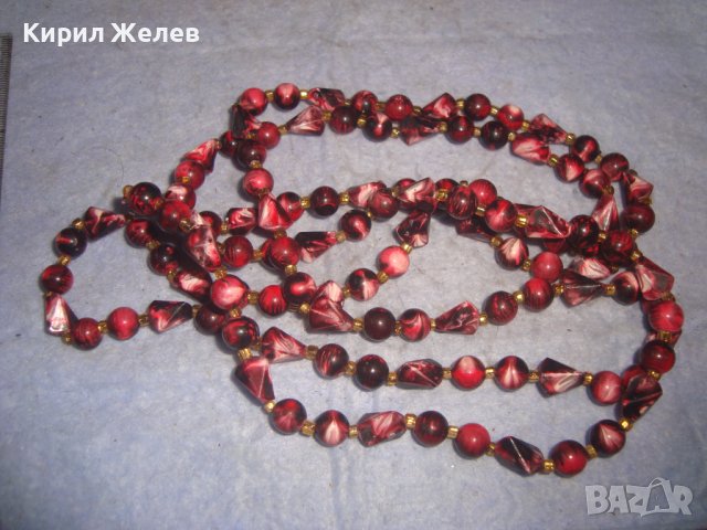 СТАР РЕТРО ГЕРДАН - КАТАЛИН и МЪНИСТА РЪЧНА АРТ ИЗРАБОТКА 27911, снимка 2 - Антикварни и старинни предмети - 37127883