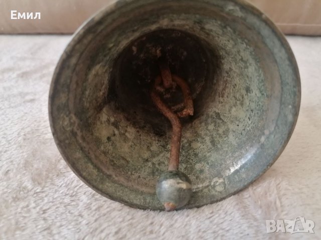 Антикварен звънец камбана, снимка 4 - Колекции - 36763158