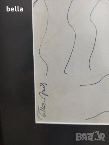 КАРТИНА ,РИСУНКА НА ГЕОРГИ ПЕТРОВ -АНЕТА ДРЪГУШАНУ, снимка 2 - Картини - 44448989