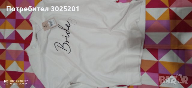 Супер Яка!!! Дамска  Блуза в бяло на английската марта ТУ размер М Л ХЛ, снимка 4 - Блузи с дълъг ръкав и пуловери - 42758121