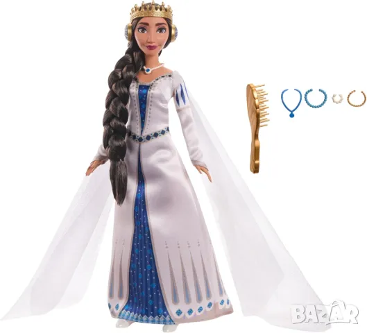 Реалистична кукла Mattel кралица Амая от филма "Желание" / Queen Amaya / Wish , снимка 4 - Кукли - 49906049