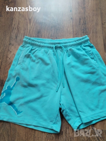 Nike Jordan Essentials Men's Fleece Shorts - Bleached Aqua | - страхотни мъжки панталони L, снимка 6 - Спортни дрехи, екипи - 51549859