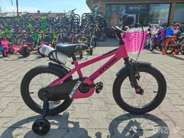 CROSS Велосипед 14" DIVA розов, снимка 12 - Велосипеди - 54357488