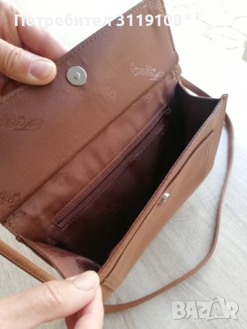 Уникална чантичка на Fosil - естествена кожа, снимка 4 - Чанти - 36916869