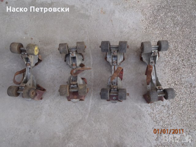 Ретро ролкови кънки от социализма - 2 чифта., снимка 6 - Ролери, кънки - 34153748