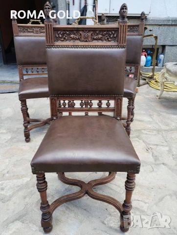 11 комплекта Антикварни столове, снимка 2 - Столове - 54264662