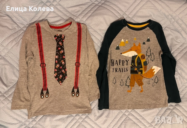 Две Коледни детски блузи 122 см , снимка 2 - Детски Блузи и туники - 52172029