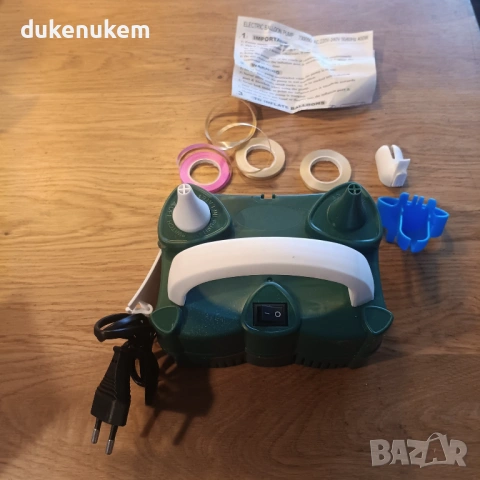 Електрическа мини помпа за балони 600W – бързо и лесно надуване, снимка 7 - Друга електроника - 53239955