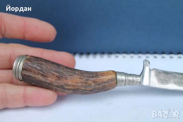 Немски ловен нож, снимка 7 - Антикварни и старинни предмети - 39098480