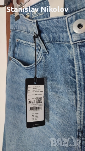 Нови дънки G-Star Raw 3301 Regular Tapered, Size 32/30, снимка 4 - Дънки - 51856992