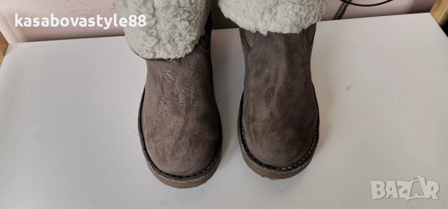 Ботуши от естествена кожа 40. 5н., снимка 4 - Дамски ботуши - 52907237