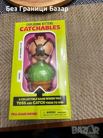 Нова Exploding Kittens CATchables – парти игра за деца и възрастни, снимка 2 - Настолни игри - 47646568