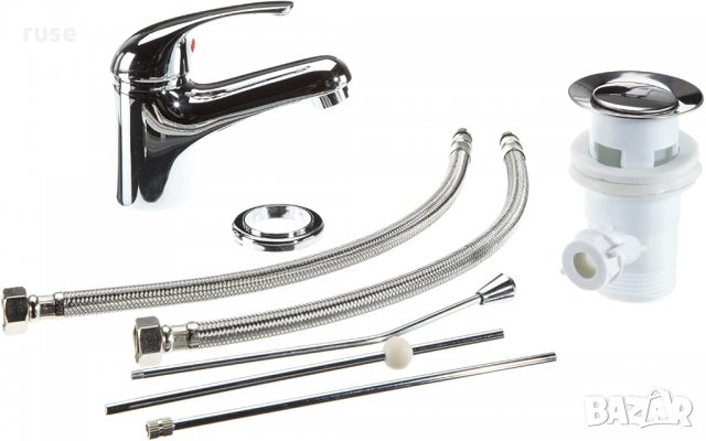 НОВИ! SCHUTTE Немски смесител за умивалник + ПРИНАДЛЕЖНОСТИ, снимка 2 - Смесители - 33811828