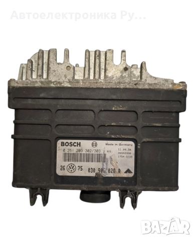 компютър VW VOLKSWAGEN GOLF VENTO 1.4 ABD BOSCH, 0 261 203 302/303, 0261203302, 030 906 026 R