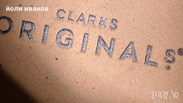 Clarks originals-кожени със суров каучук подметка 46 номер, снимка 4 - Маратонки - 54089908