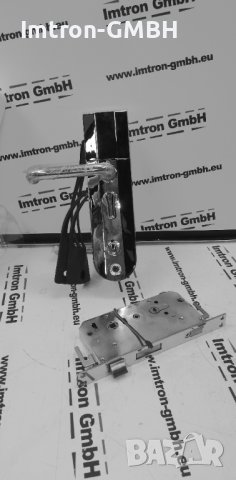 Солидна метална тристранна брава с пръстов отпечатък и код, снимка 9 - Други - 39680200