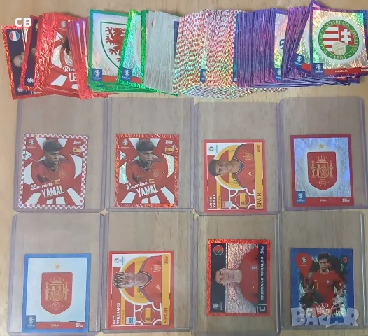 Паралел стикери евро 2024 Топс euro 2024 Topps