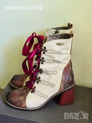 Laura Vita дамски оригинални боти от естествена кожа , снимка 6 - Дамски боти - 53892233