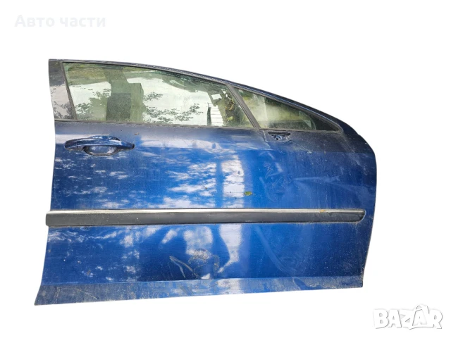 Врата предна дясна за Пежо Peugeot 407 седан (тъмно синя