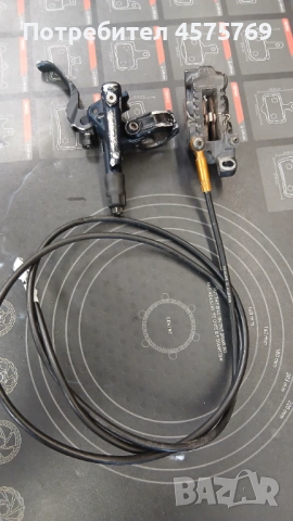 Задна спирачка Shimano Saint 4-бутална, снимка 2 - Части за велосипеди - 54301228