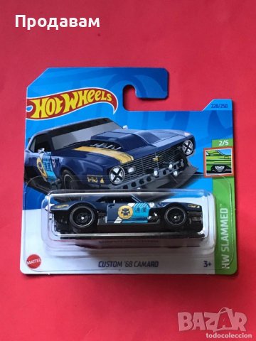 💕🧸HOT WHEELS Custom ‘68 Camaro, снимка 1