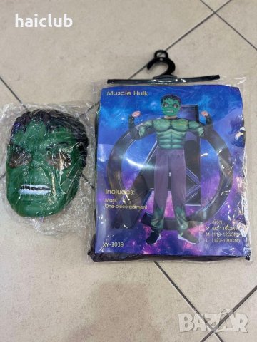 Костюм Хълк с мускули/Hulk costume, снимка 8 - Детски комплекти - 42540203