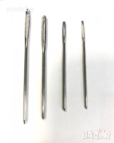 кожарска, сарашка игла за ръчен шев, 4 модела игли, снимка 2 - Други - 39709327