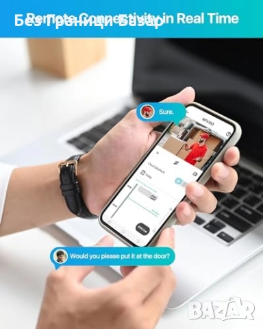 Нова WiFi охранителна камера 2.5K с цветно нощно виждане и известия на телефон, снимка 6 - IP камери - 51736338