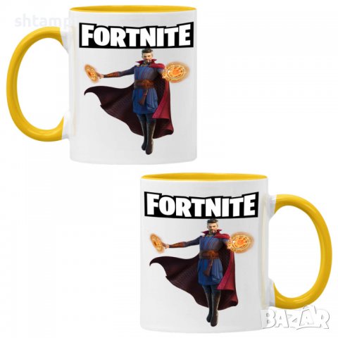 Чаша Fortnite Dr Strange,Керамична Чаша, Кафе Чай, Игра,Изненада,Подарък,Повод,Празник,Рожден Ден, снимка 7 - Чаши - 38472701