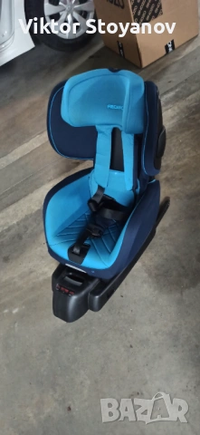 Детско столче за кола RECARO Optia Fix Xenon Blue – ISOFIX (9–18 kg)