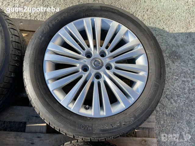 17 джанти 5х115 Opel Zafira ОПел Зафира 7J et44 225/50/17 Hankook 2022, снимка 5 - Гуми и джанти - 49260948
