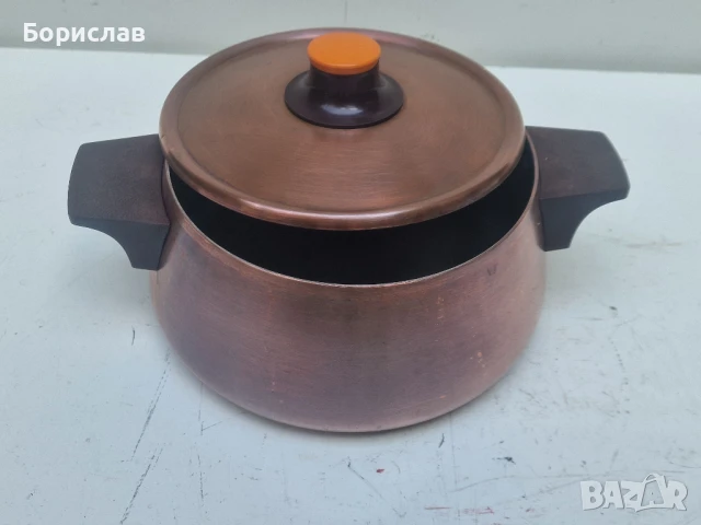 Медна тенджера, снимка 7 - Съдове за готвене - 50730345