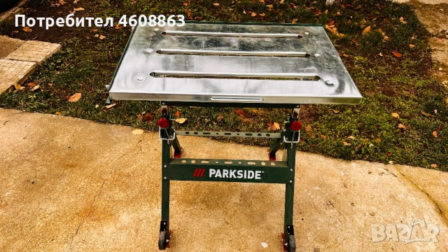 Мобилна маса за заваряване Parkside + 5 диска за ъглошлайф Dewald