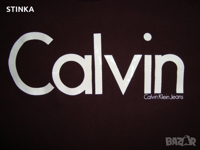 Calvin Klein Jeans тениска памук, снимка 2 - Тениски - 29408487