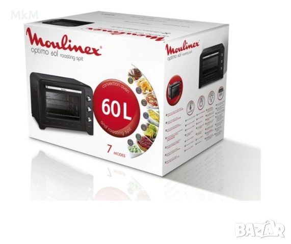 Електрическата фурна Moulinex Optimo 60L представлява изключително гъвкава и лесна за употреба , снимка 3 - Печки, фурни - 54163633