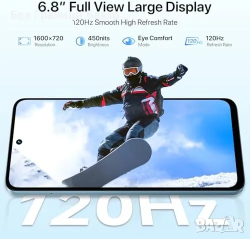 Нов UMIDIGI Note 100A 4G Телефон 5000mAh 13MP Камера 8GB RAM Смартфон, снимка 4 - Други - 49280373