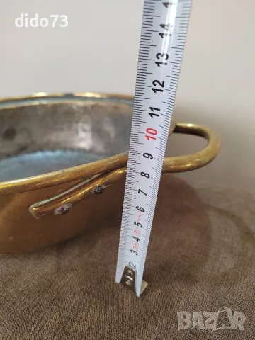 Стара тава с дръжки., снимка 6 - Антикварни и старинни предмети - 48611241