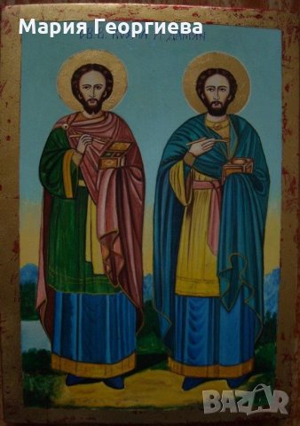   икони, рисувани по канон  -5 бр./ различни размери и цена, снимка 5 - Икони - 31641176