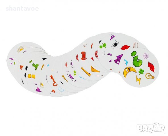 Кръгли карти с 5 супер забавни игри за цялото семейство, снимка 3 - Карти за игра - 38000895