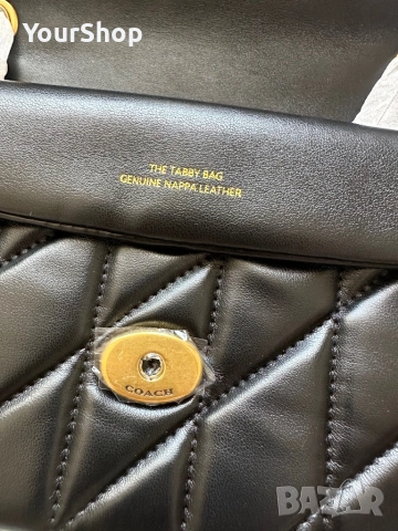 Дамска чанта Coach Tabby Shoulder Bag 26 в черен цвят, снимка 2 - Чанти - 54241645