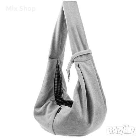 Нова Слинг чанта през рамо за кучета, котки и други животни, Сив