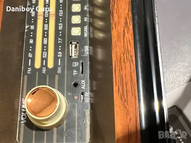 PRUNUS J-199 - Голямо ретро Bluetooth радио - AM/FM/късовълнов, 15W високоговорител, USB Sd, снимка 8 - Радиокасетофони, транзистори - 50069592