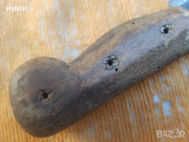 Овчарски ловен нож с трион, снимка 4 - Антикварни и старинни предмети - 53275199