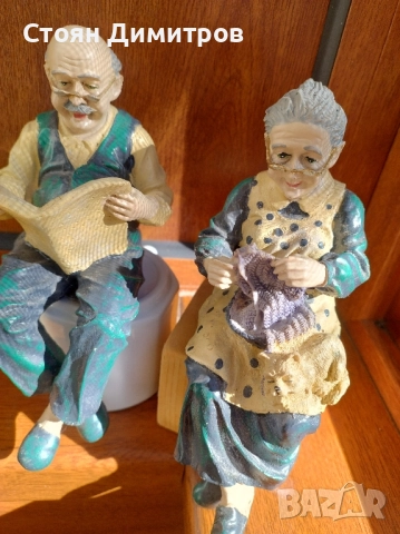 Прекрасни фигури от изкуствен камък полетизин, красива изработка ръчна 